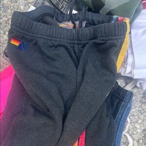 Aviator nation size XS sweatpants dark gray navy
